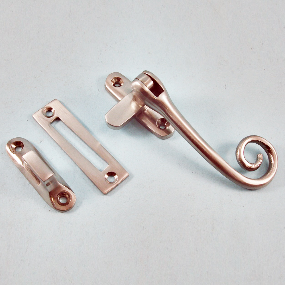 THD086/SNP • Satin Nickel • Curly Tail Casement Fastener